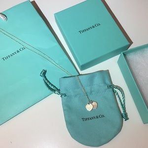 RETURN TO TIFFANY® MINI DOUBLE HEART TAG PENDANT